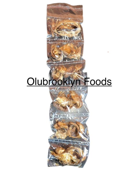 Olubrooklyn Foods Assorted Dried Fish - 6 pieces in a roll