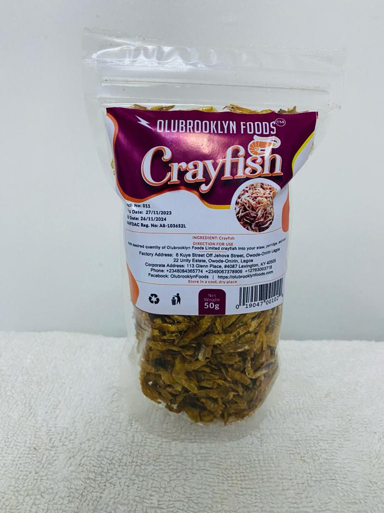 Olubrooklyn Foods Crayfish - 50G Sachet