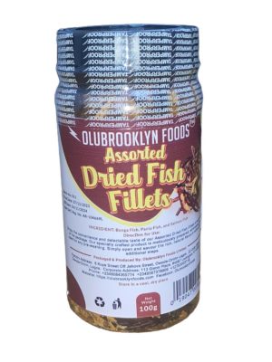 Olubrooklyn Foods Assorted Dried Fish Fillets - 100G