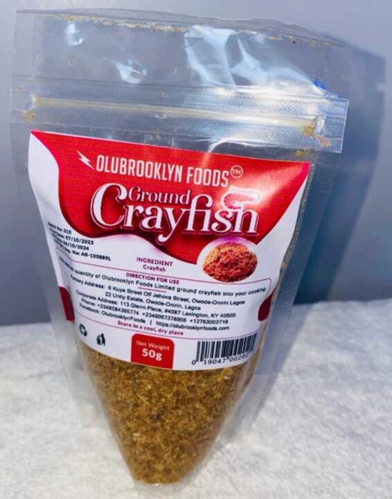 Olubrooklyn Foods Ground Crayfish - 50G Sachet